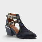 L'Artiste DARETOBE SHOES in BLACK MULTI, front view