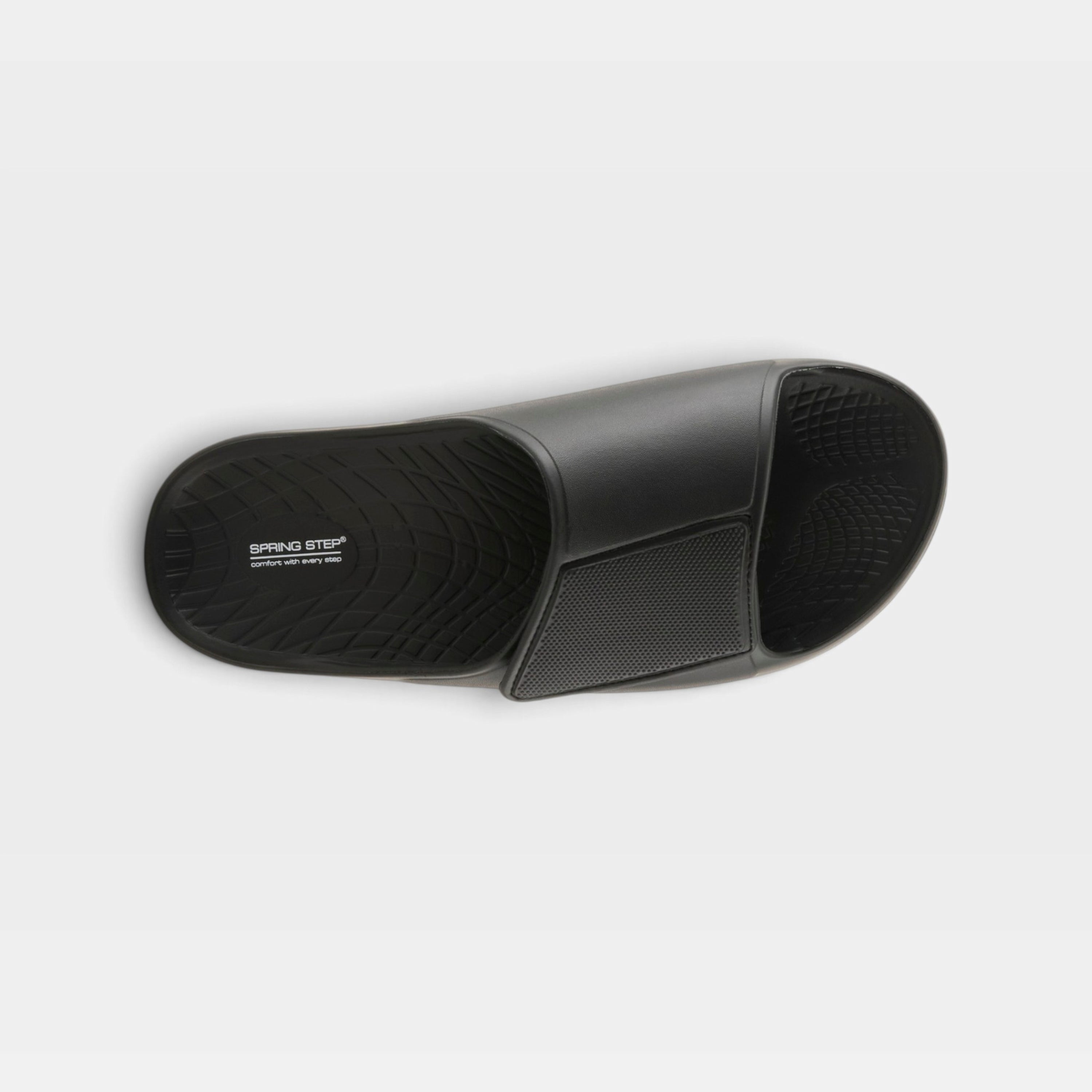 Spring Step Men Davidson Black Slide Sandal