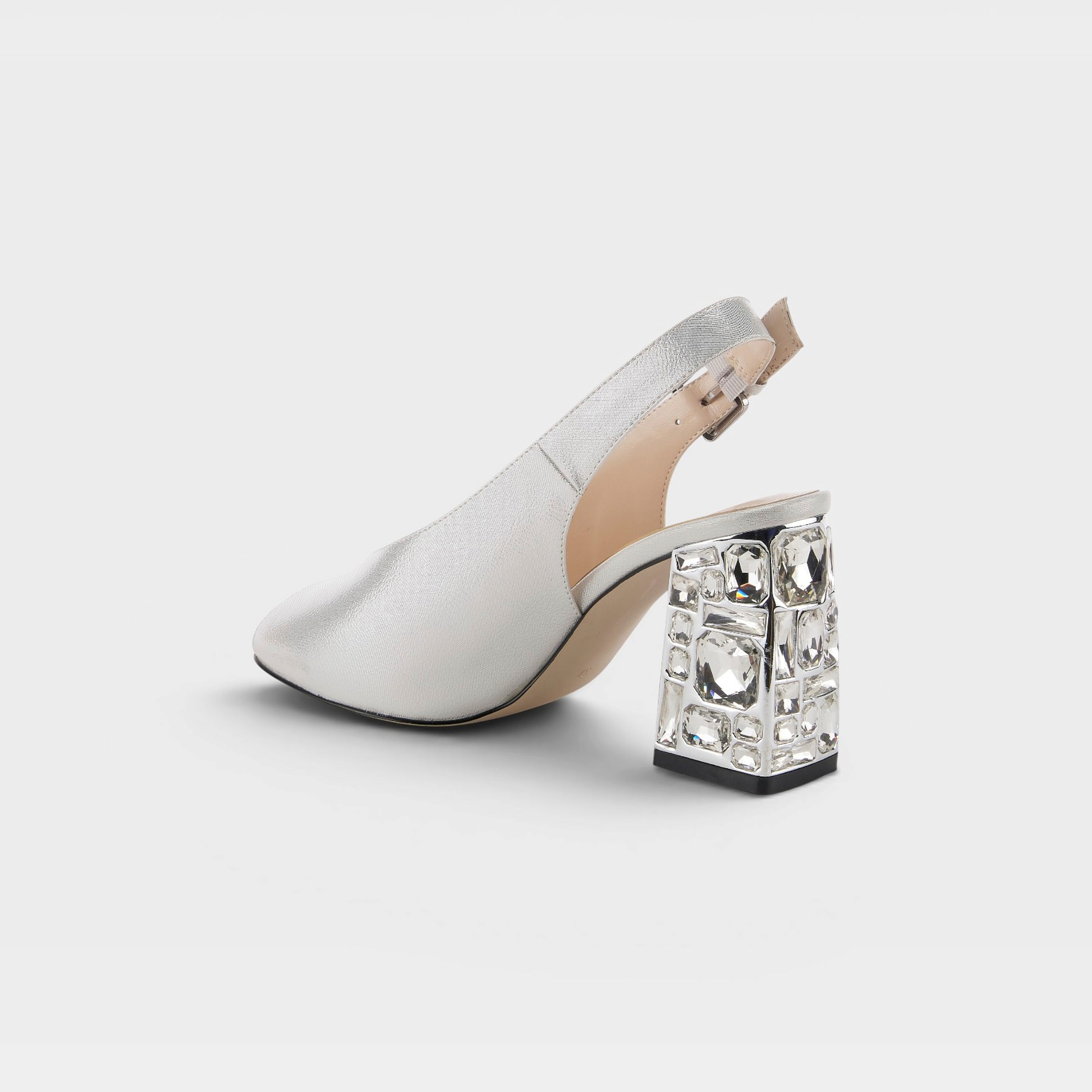 Azura Dazzley Silver Sandal