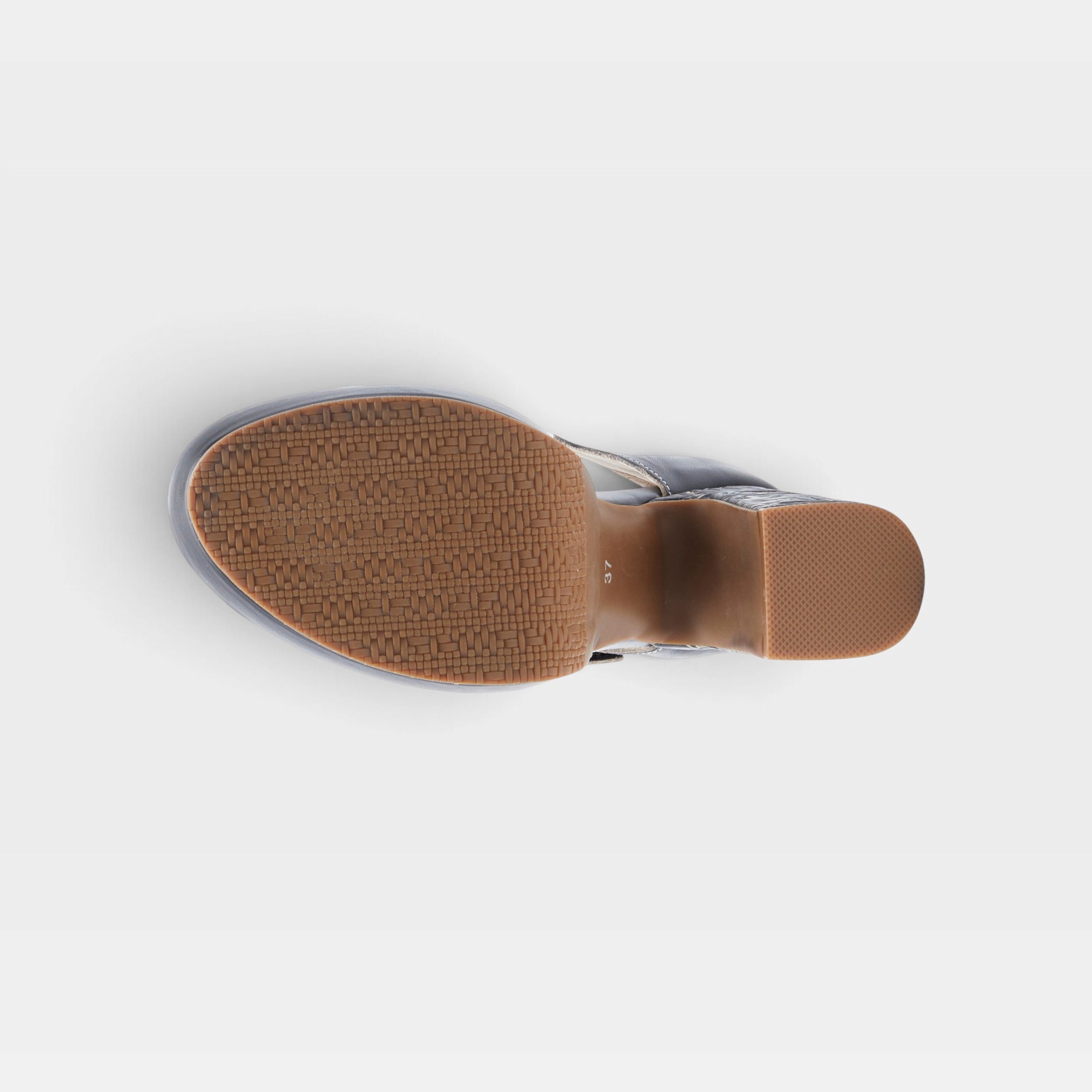 L'Artiste Debbihary Mary Jane shoes in Black Multi, outsole view