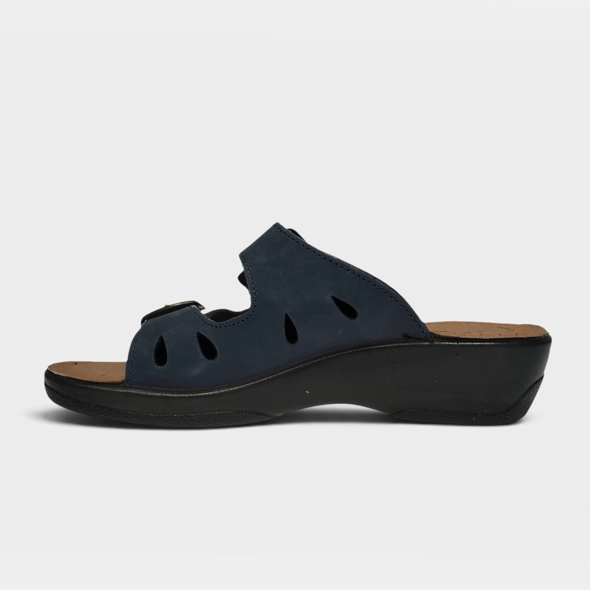Flexus Decca Navy Nubuck Sandal