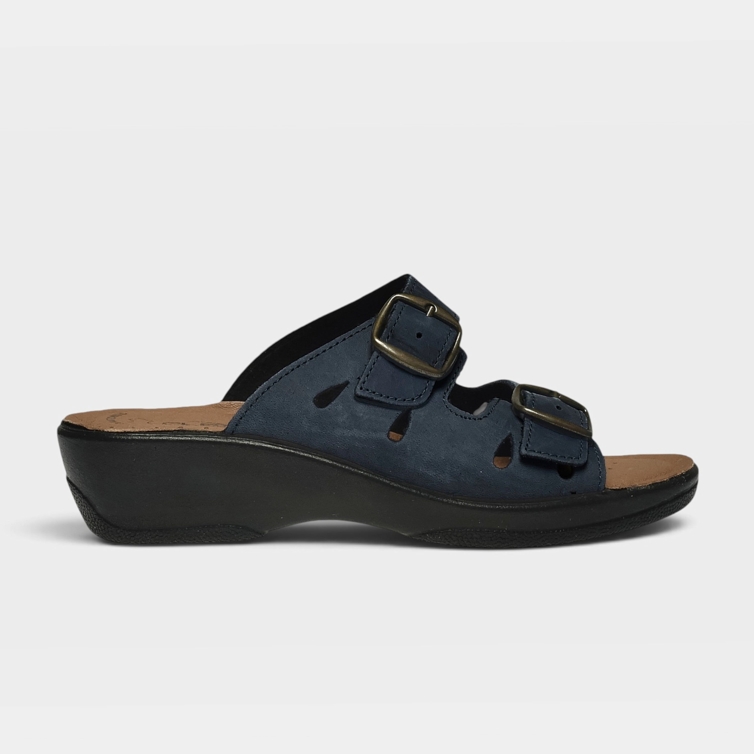 Flexus Decca Navy Nubuck Sandal