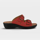 Flexus Decca Red Nubuck Sandal