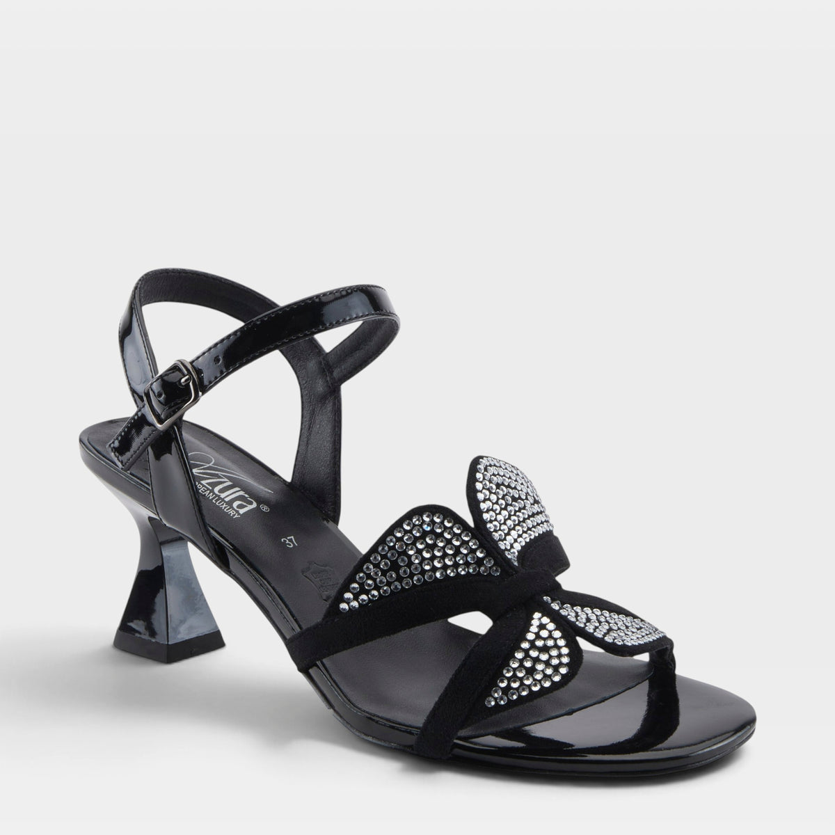 Azura Decorous Black Sandal