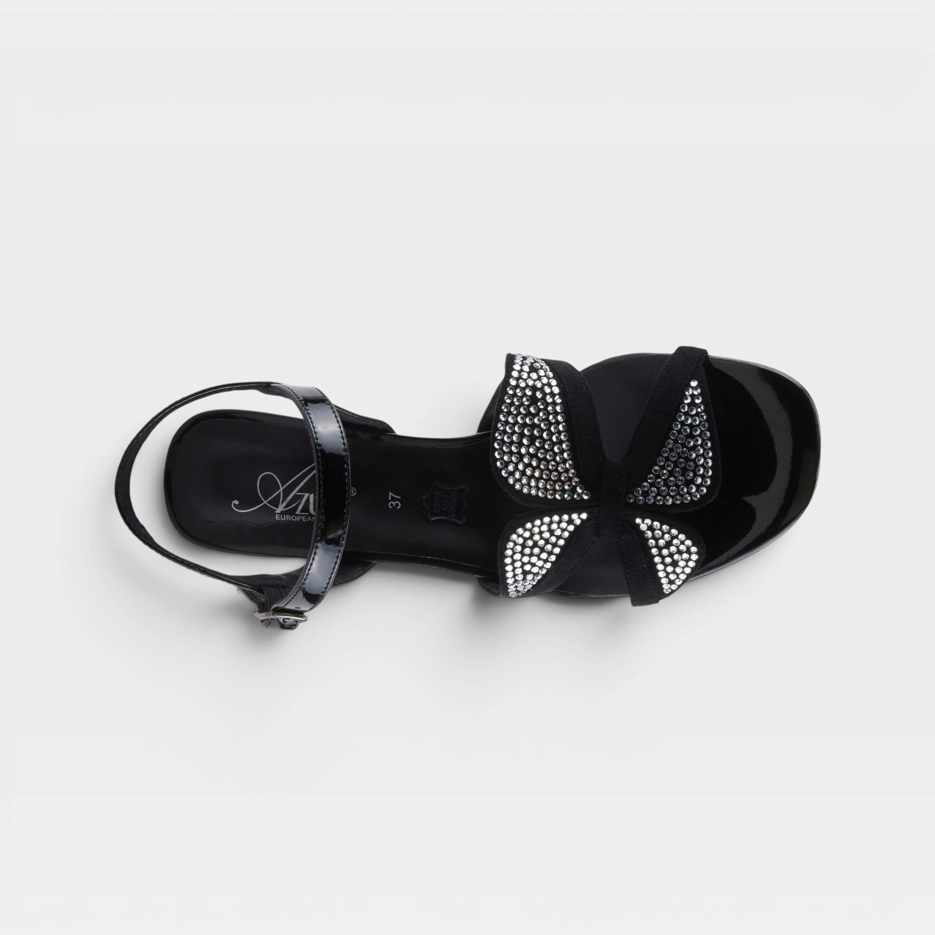 Azura Decorous Black Sandal