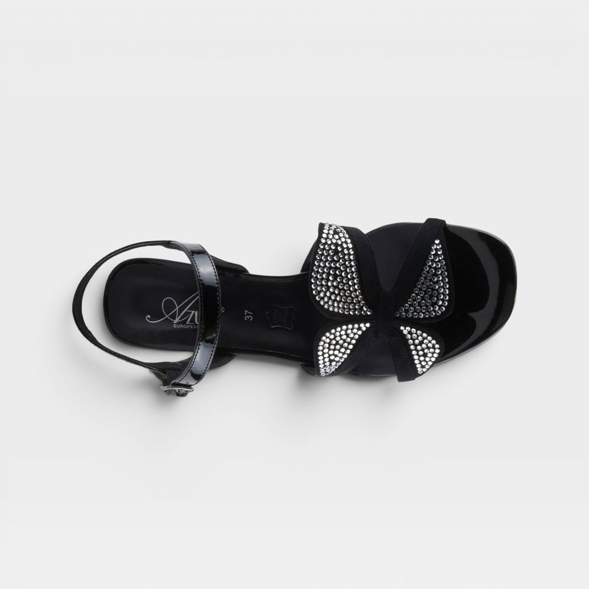 Azura Decorous Black Sandal
