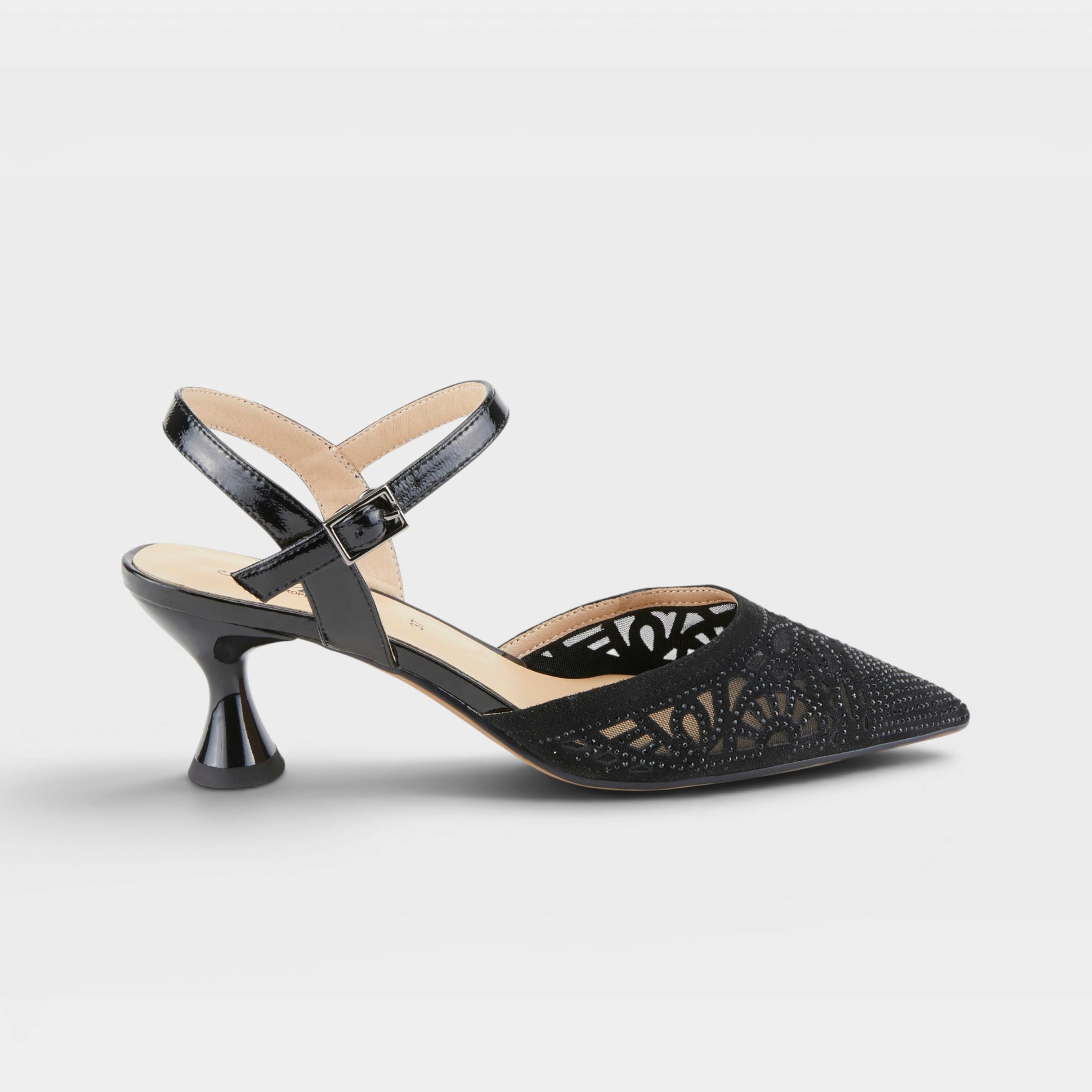 Azura Delicate Black Sandal