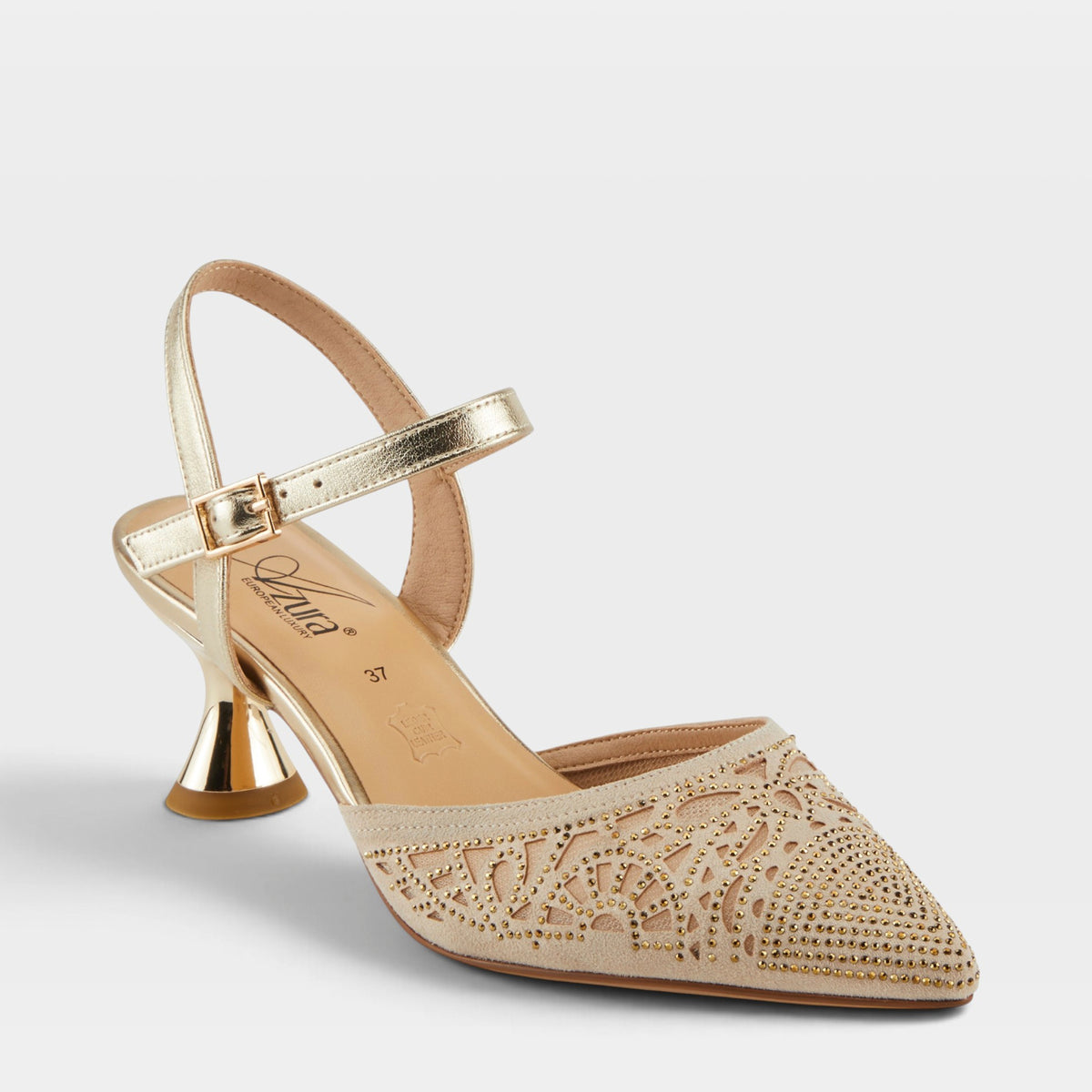 Azura Delicate Soft Gold Sandal