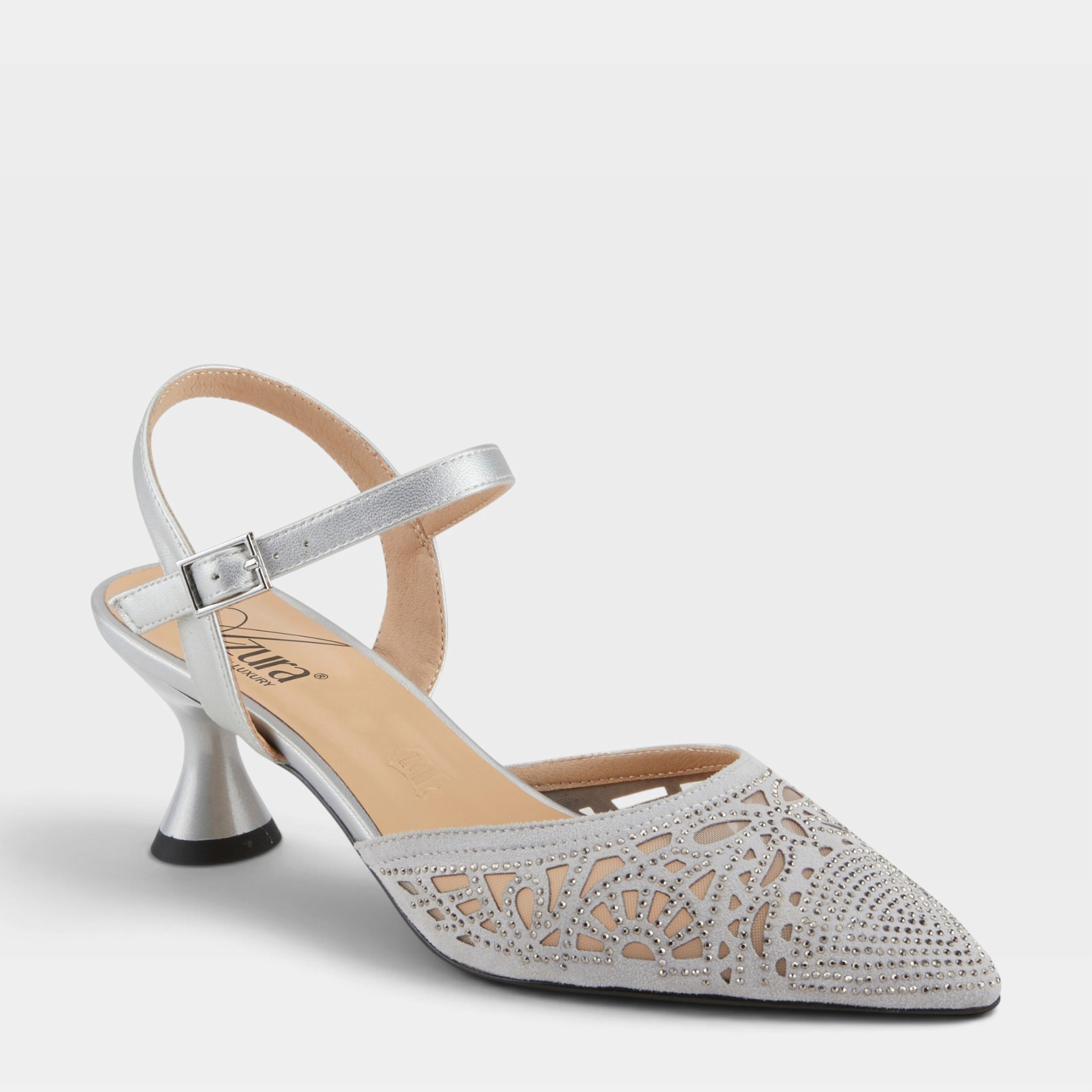 Azura Delicate Silver Sandal