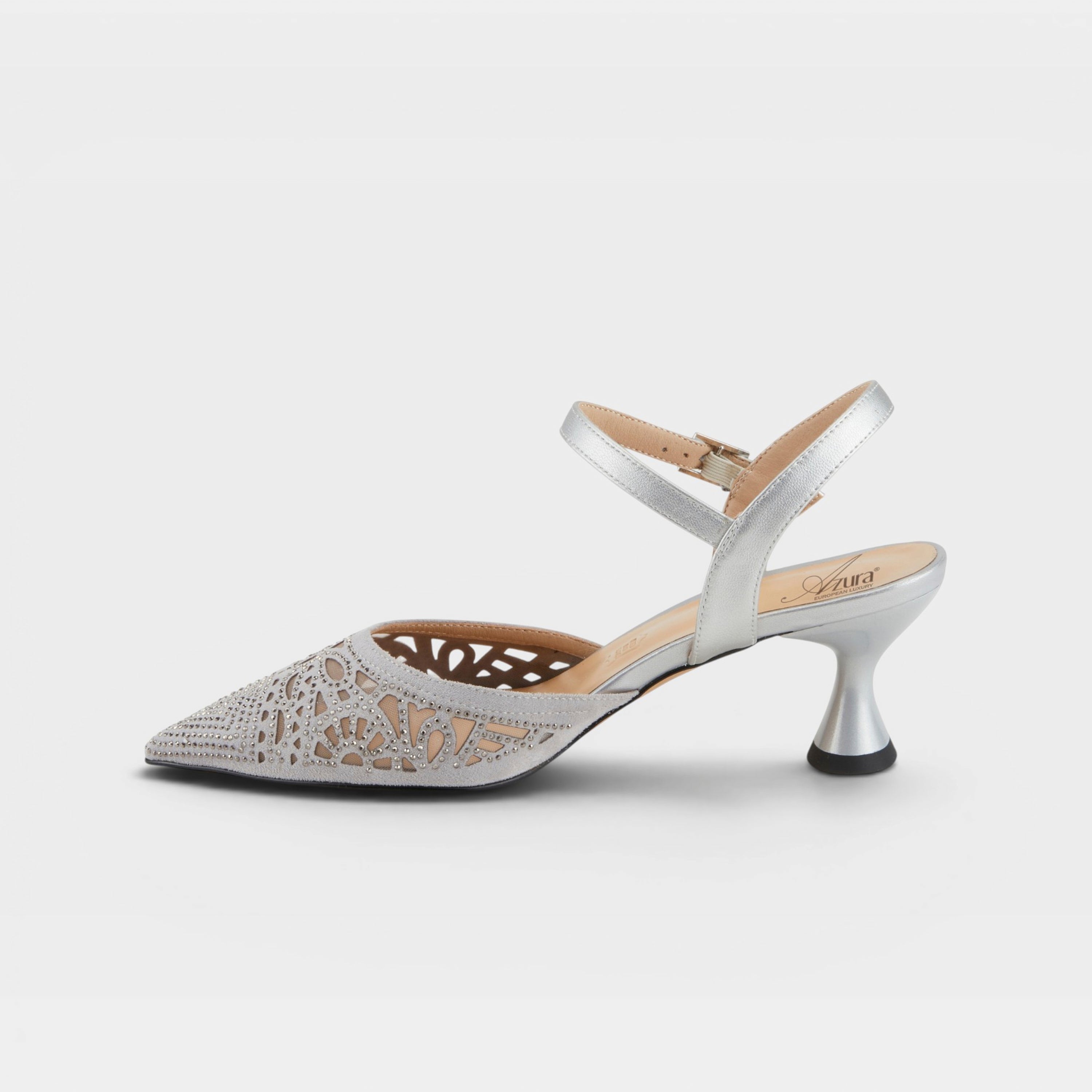 Azura Delicate Silver Sandal