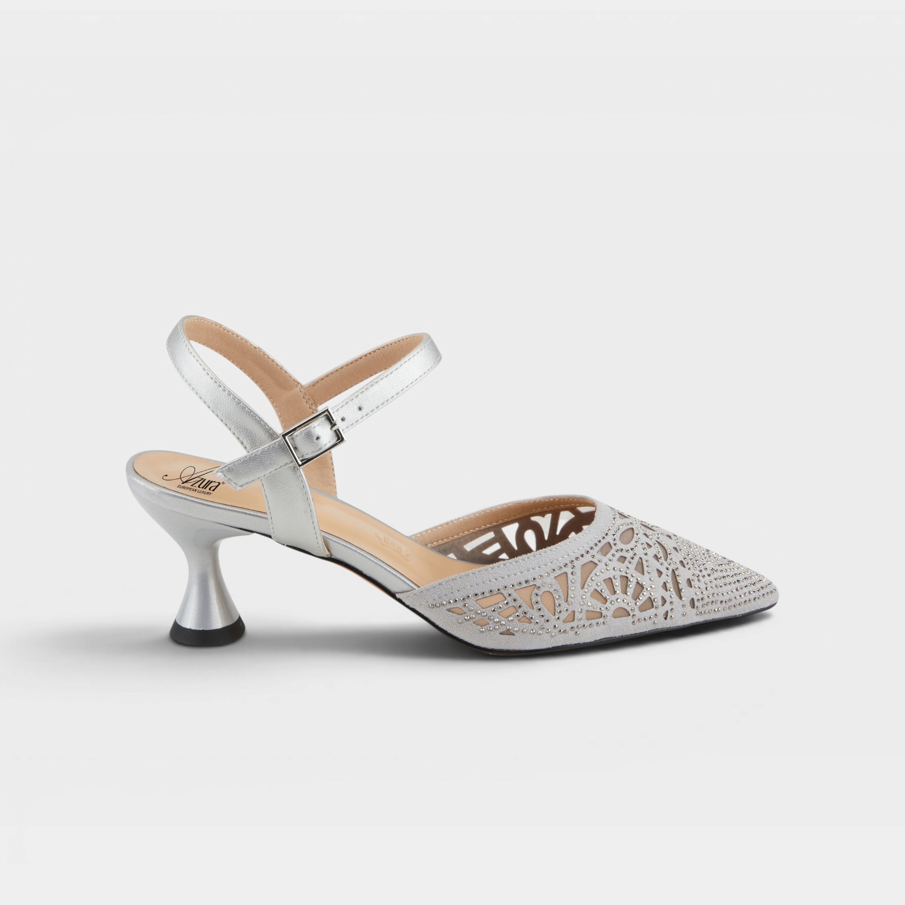 Azura Delicate Silver Sandal