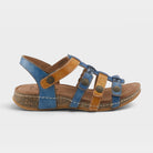 L'Artiste Delila sandals in Blue Multi, hero view