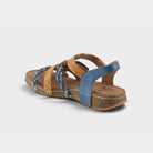 L'Artiste Delila sandals in Blue Multi, alternate angle view