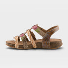 L'Artiste Delila sandals in Mango Multi, side view