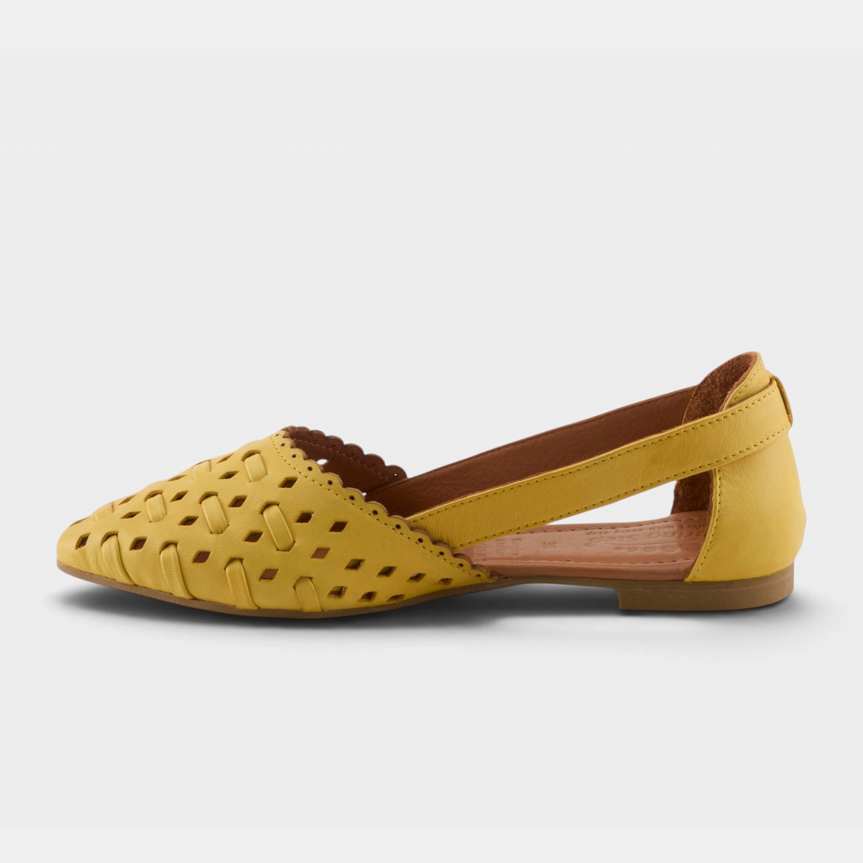 Spring Step Delorse Yellow Shoe