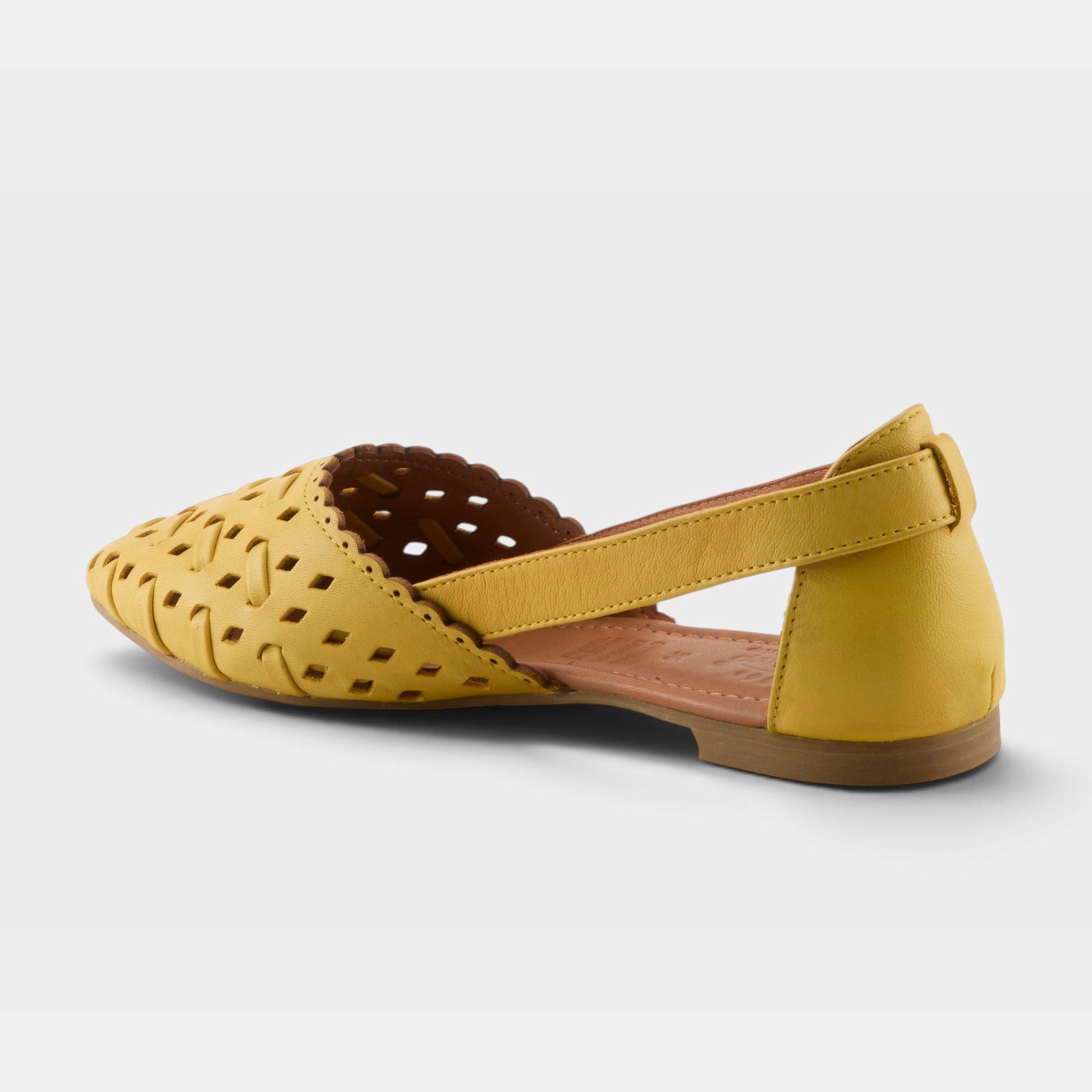 Spring Step Delorse Yellow Shoe