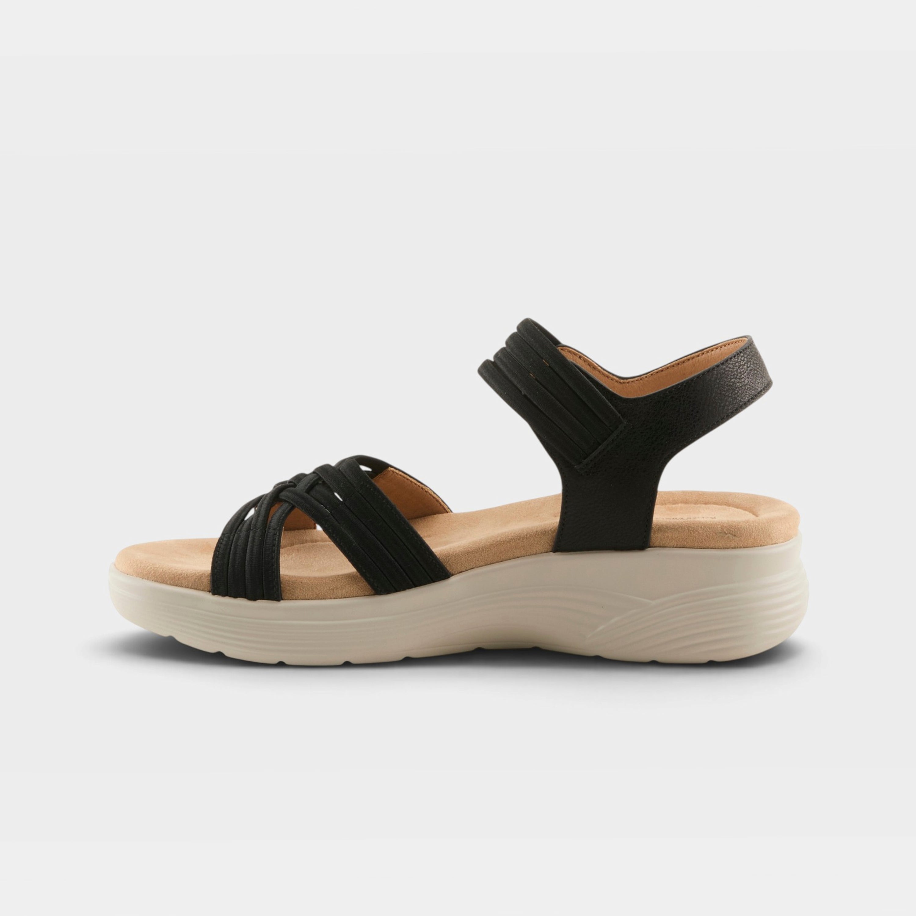 Flexus Delosa Black Sandal