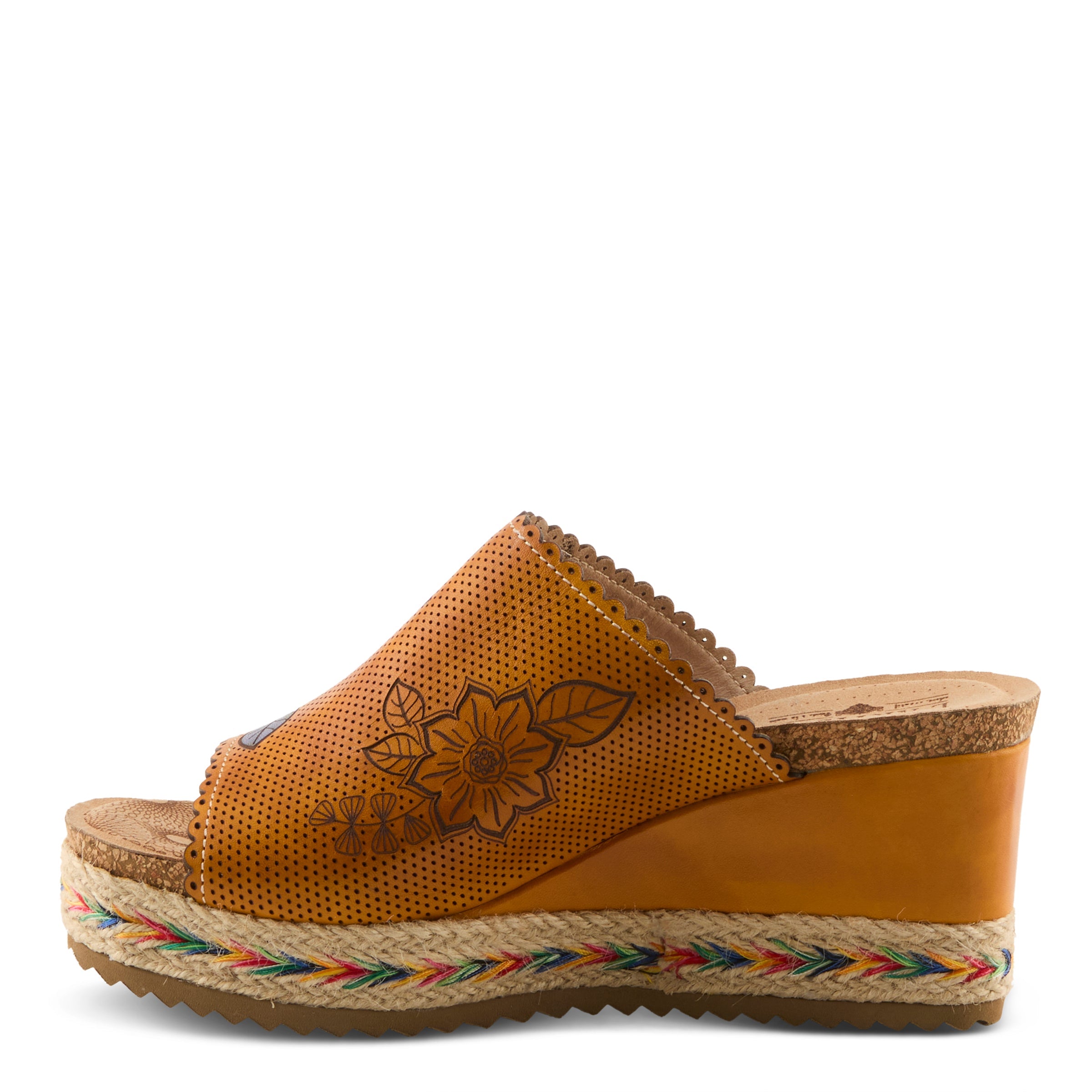 L'Artiste Delraybeach Wedge Heel Sandals - Spring Step Shoes