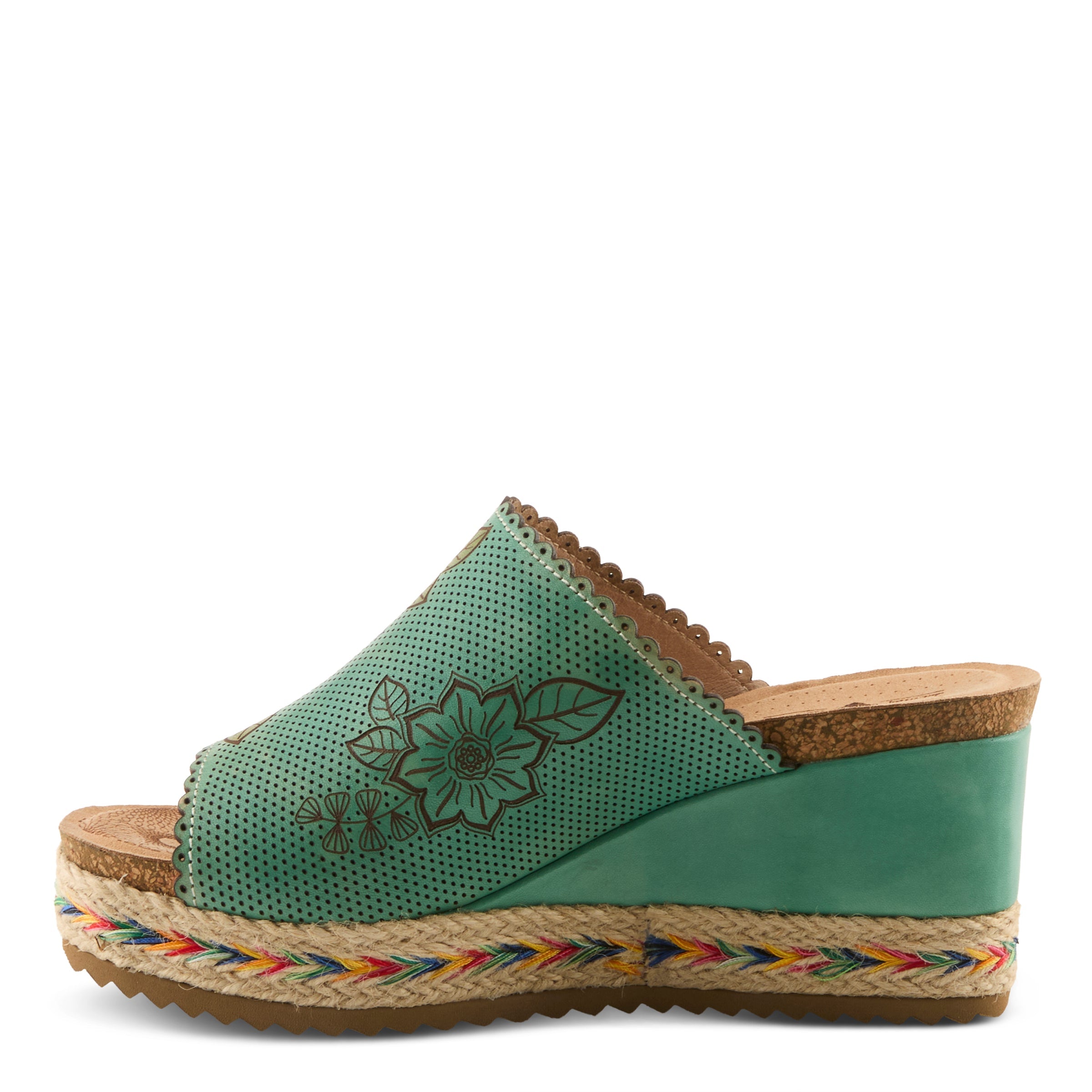 L'Artiste Delraybeach Wedge Heel Sandals - Spring Step Shoes