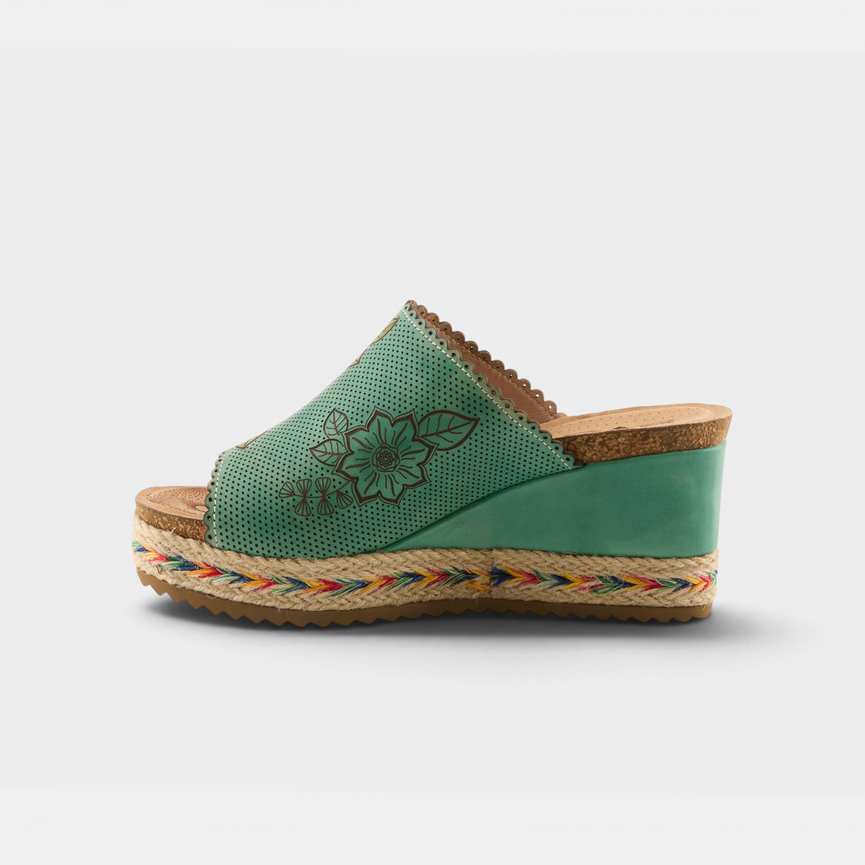 L'Artiste Delraybeach Wedge Heel Sandals - Spring Step Shoes