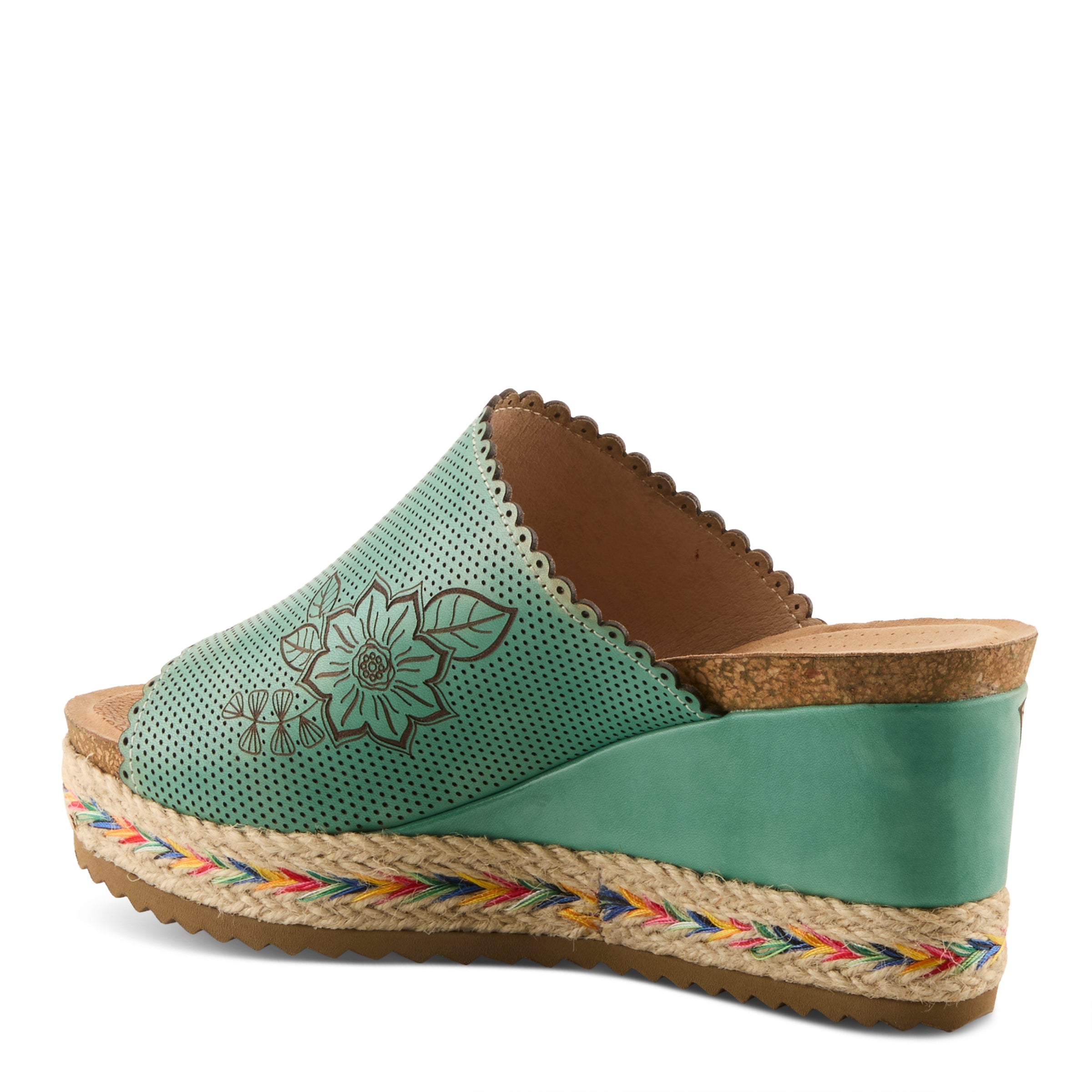 L'Artiste Delraybeach Wedge Heel Sandals - Spring Step Shoes