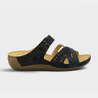 Flexus Denia Black Sandal