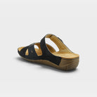 Flexus Denia Black Sandal