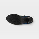 L'Artiste Dessa bootie in Navy Multi, outsole view