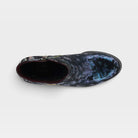 L'Artiste Dessalynn boots in Navy Multi, top view
