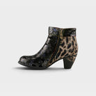 L'Artiste Dessalynn boots in Pewter Multi, side view