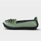 L'Artiste Dezi slip-on shoes in Green, side view