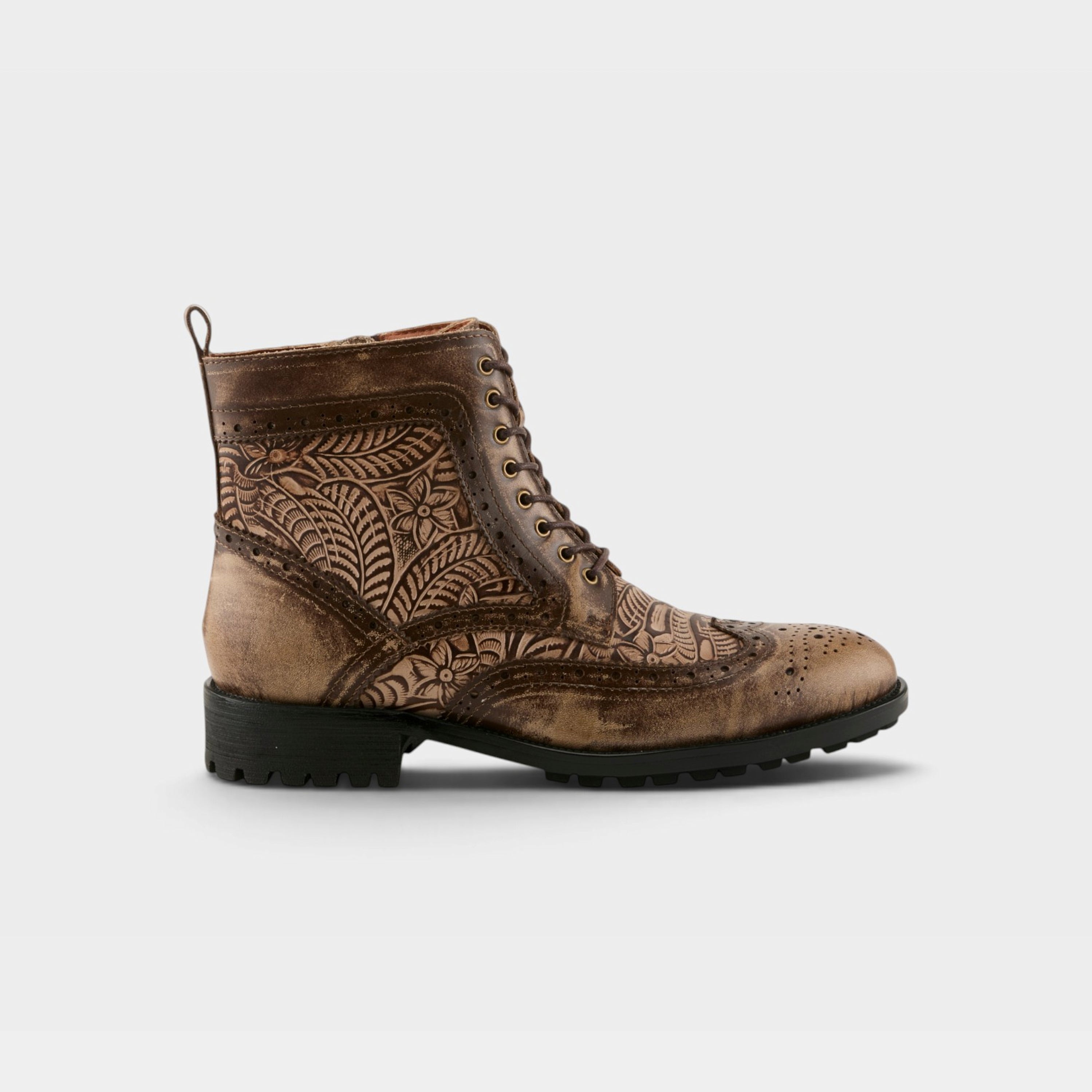 L'Artiste Men Digginit Light Brown Multi Boot