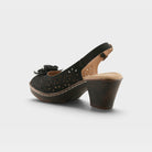 Patrizia Doriday Black Slingback Sandal