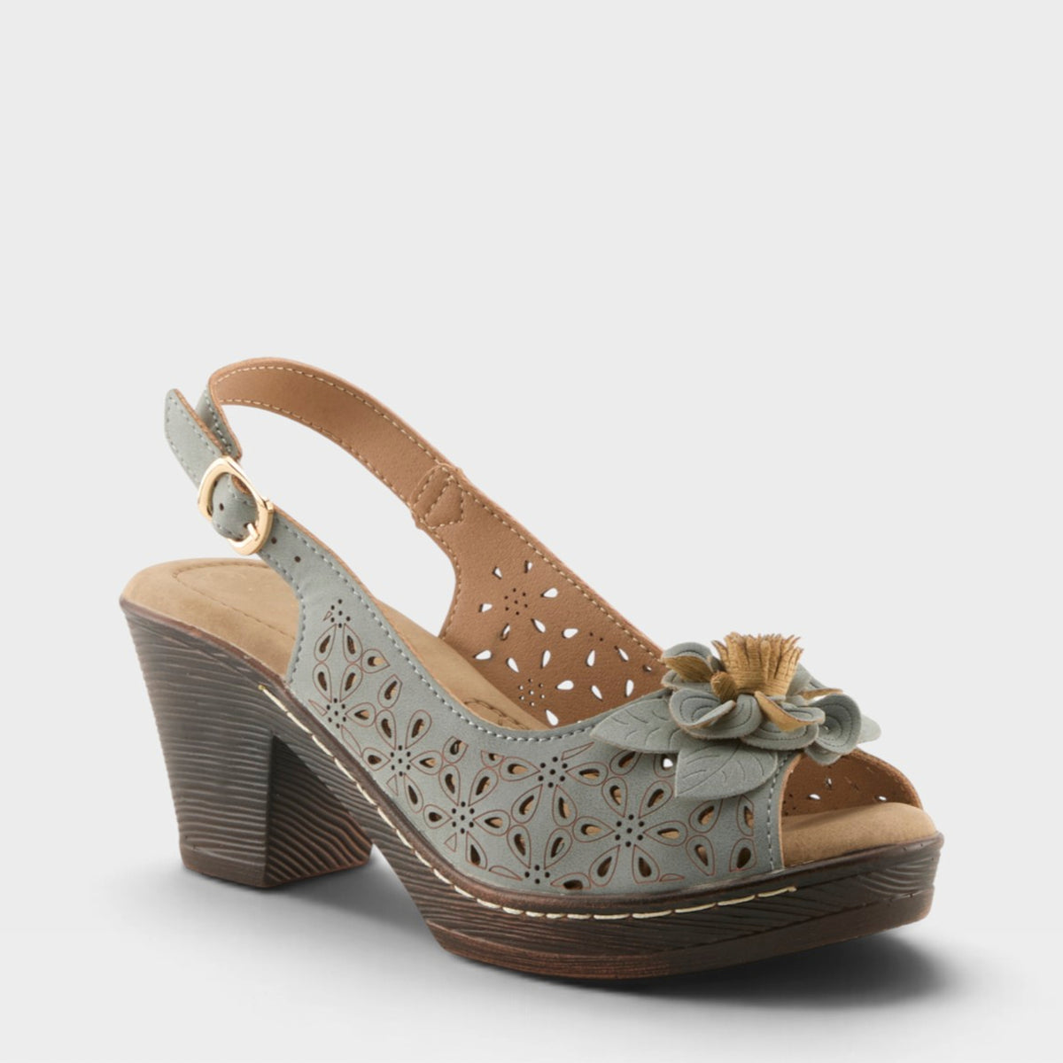 Patrizia Doriday Slingback Sandal in Blue, front view