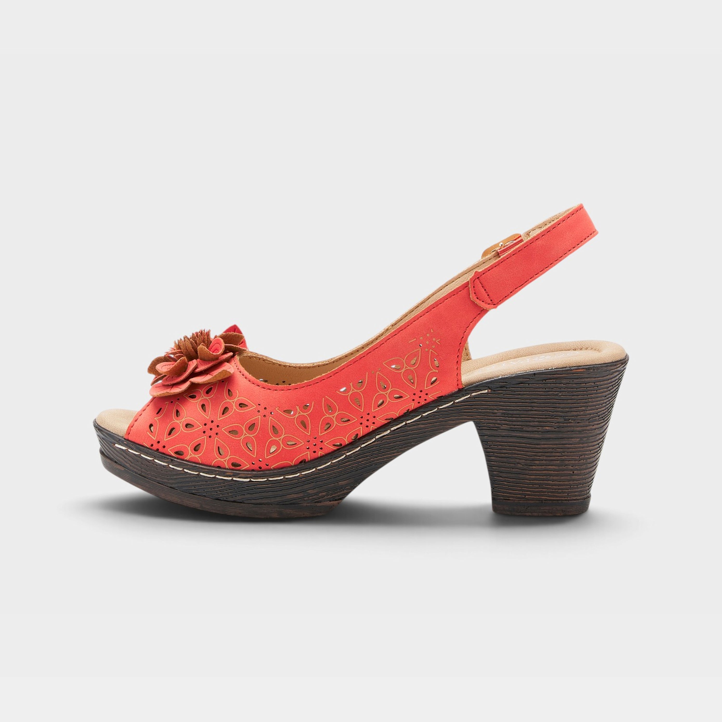 Patrizia Doriday Orange Slingback Sandal