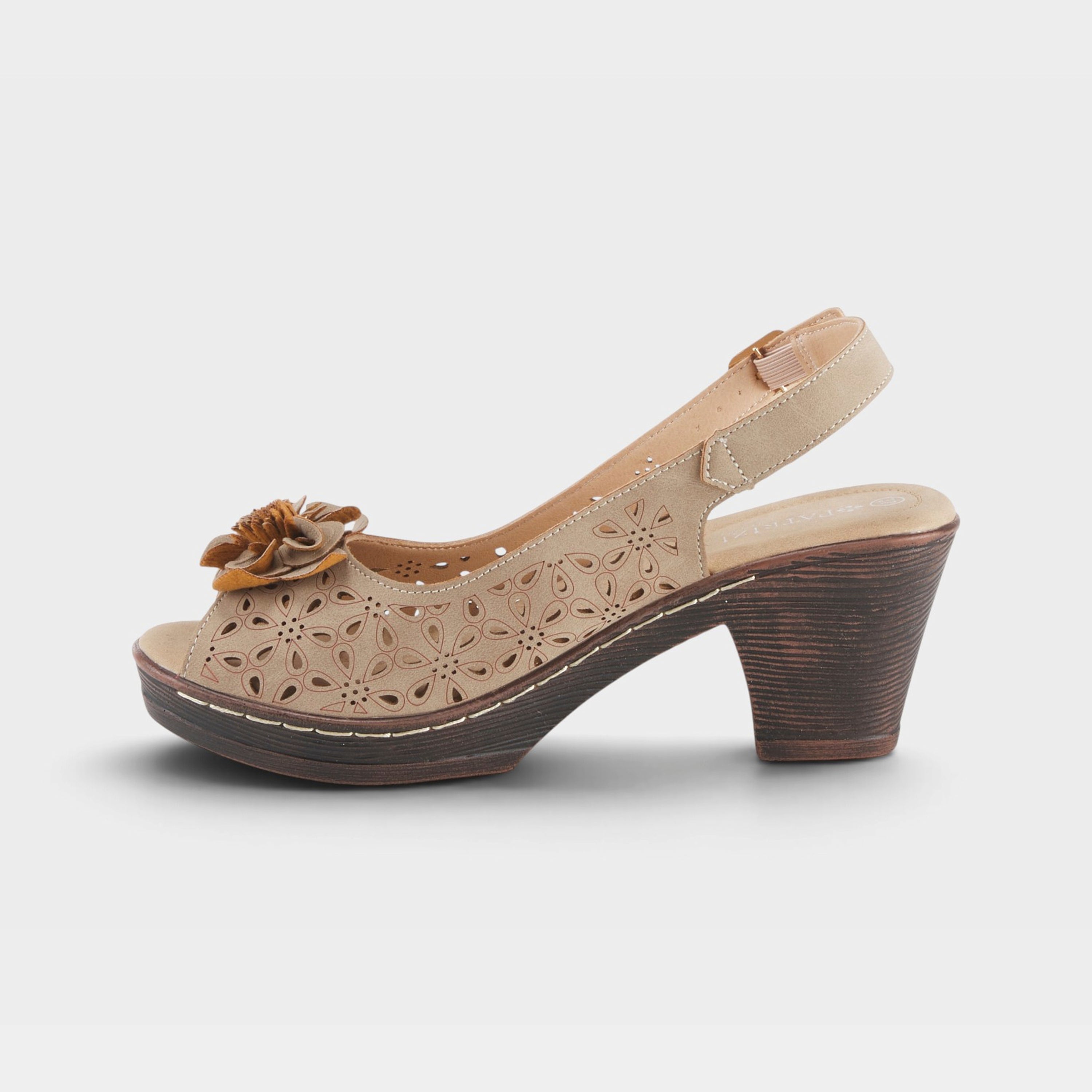 Patrizia Doriday Taupe Slingback Sandal