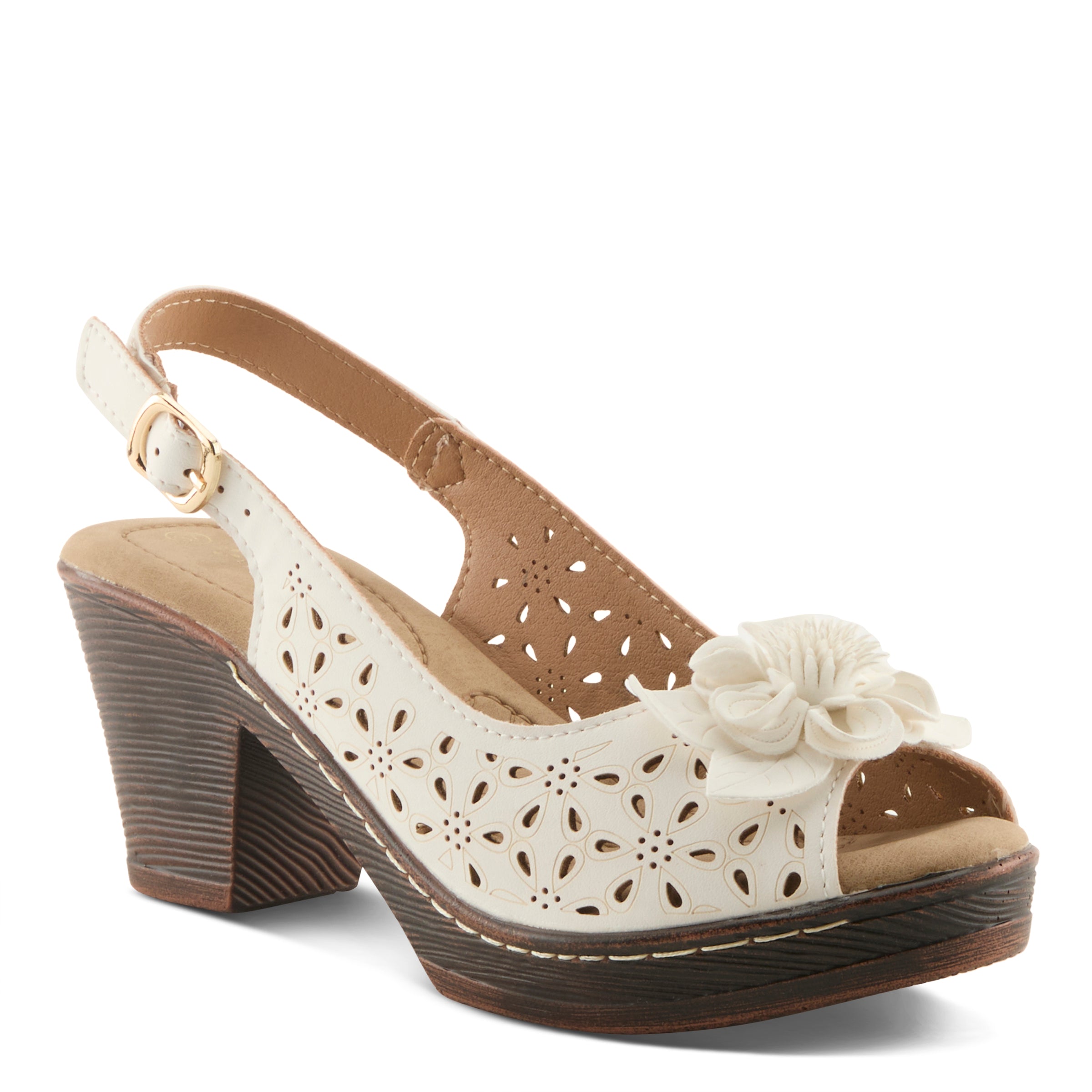 Patrizia PATRIZIA DORIDAY SLINGBACK SANDAL sandal in white with stylish fashion design