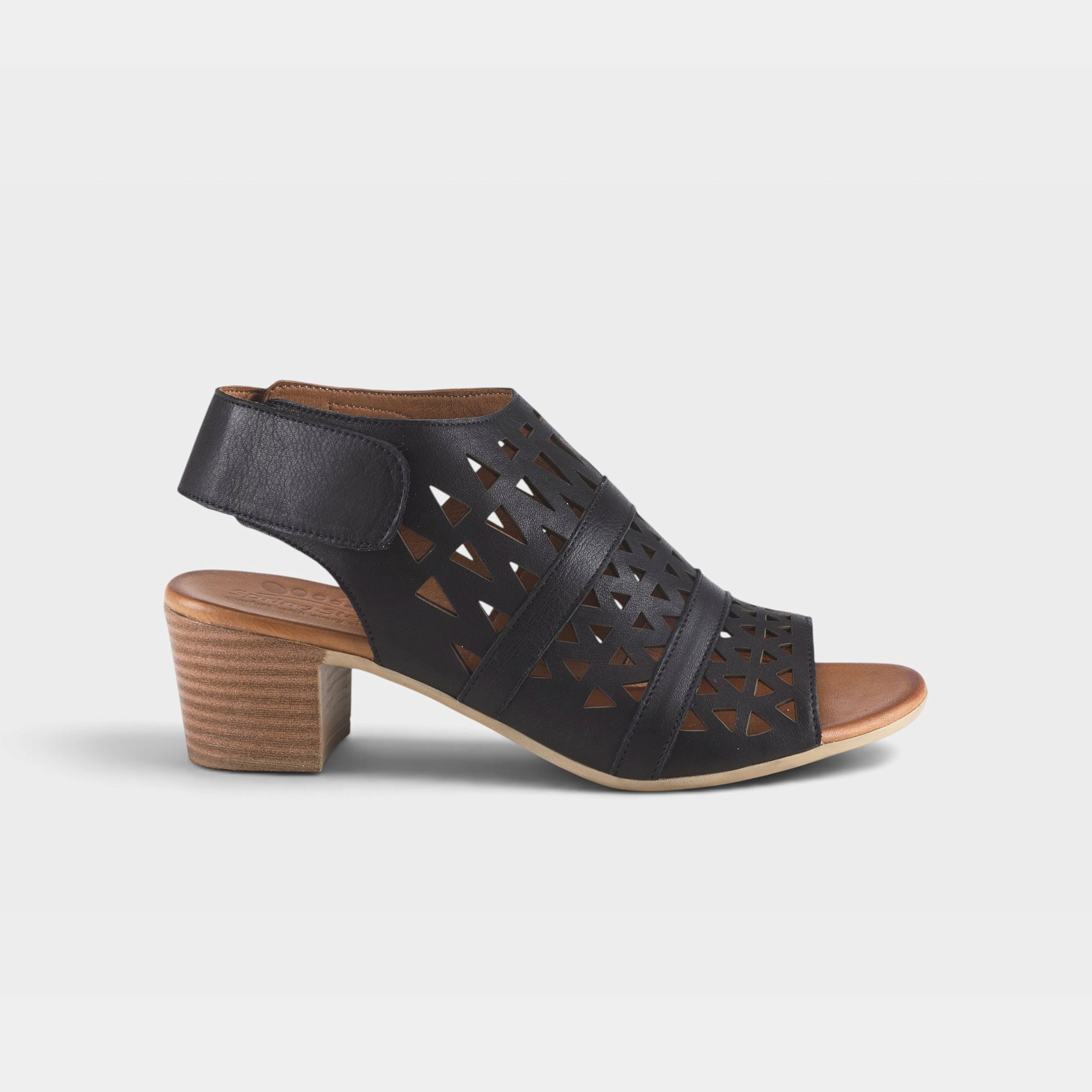 Spring Step Dorotha Black Sandal