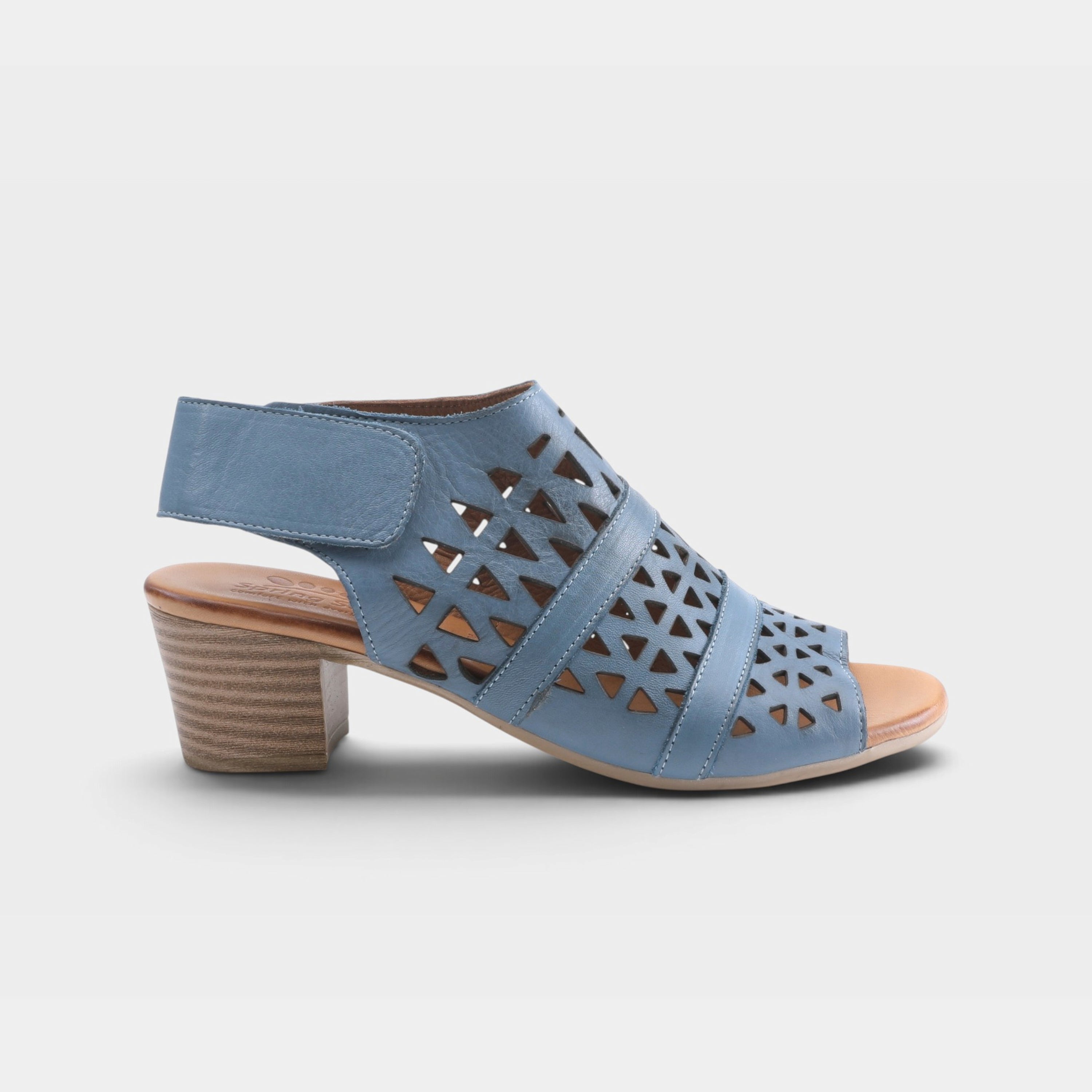 Spring Step Dorotha Blue Sandal