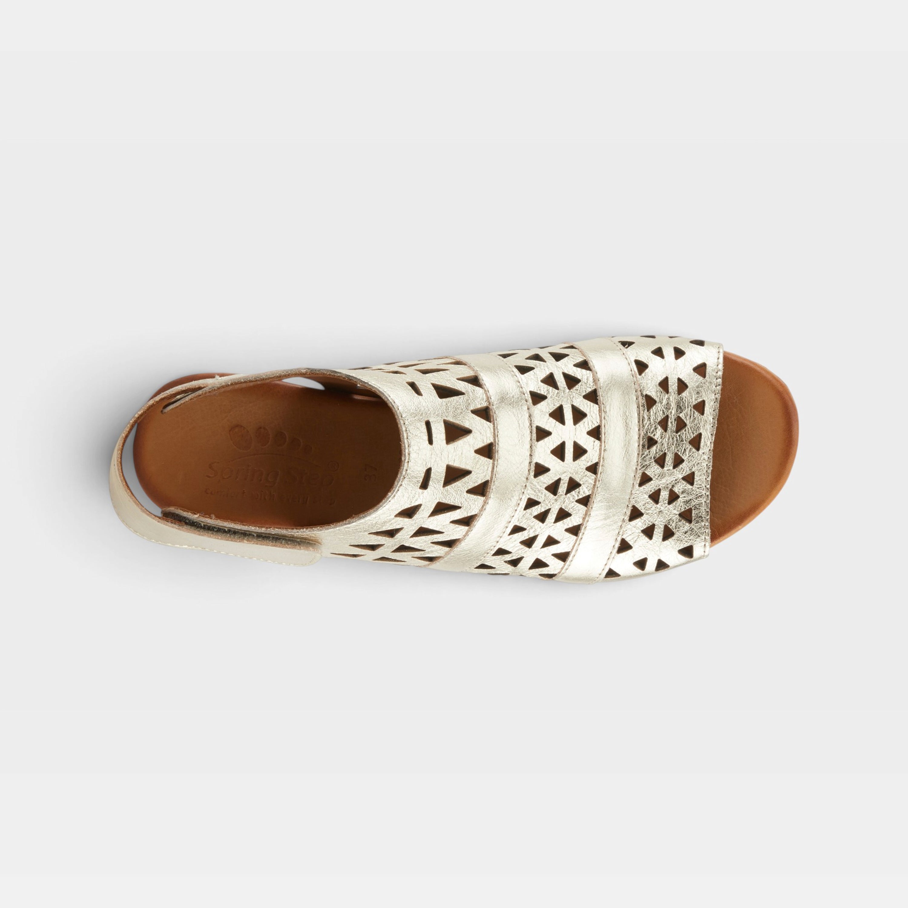 Spring Step Dorotha Gold Sandal