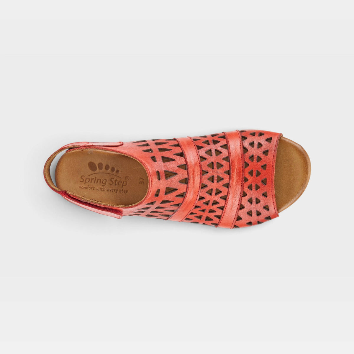 Spring Step – Dorotha – Red – Sandal