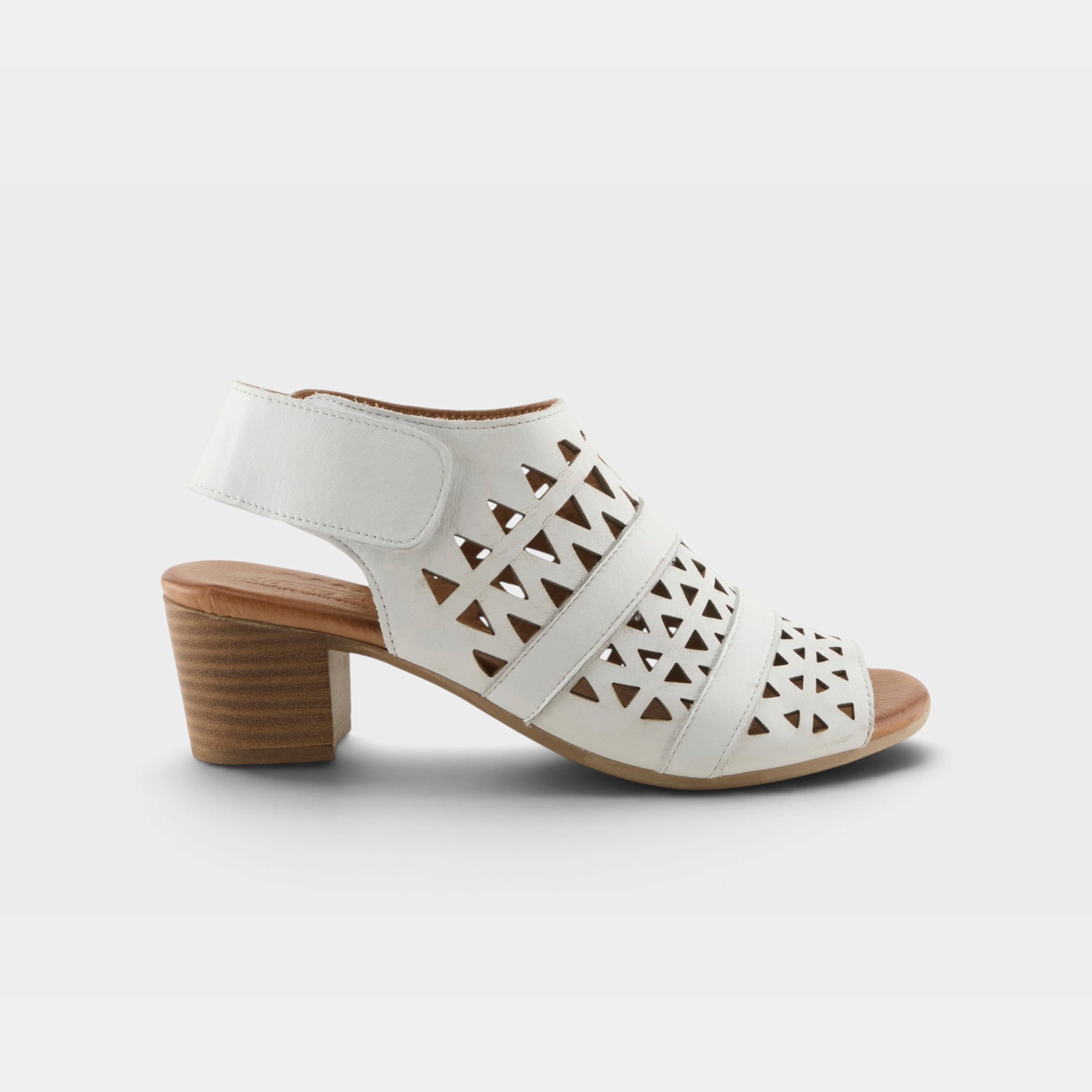 Spring Step Dorotha White Sandal