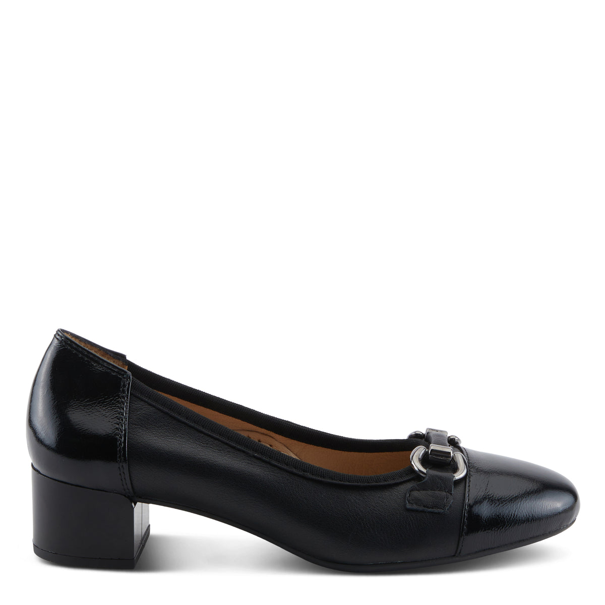 Spring Step SPRING STEP EARLINE SHOES shoe in black patent with comfortable everyday design