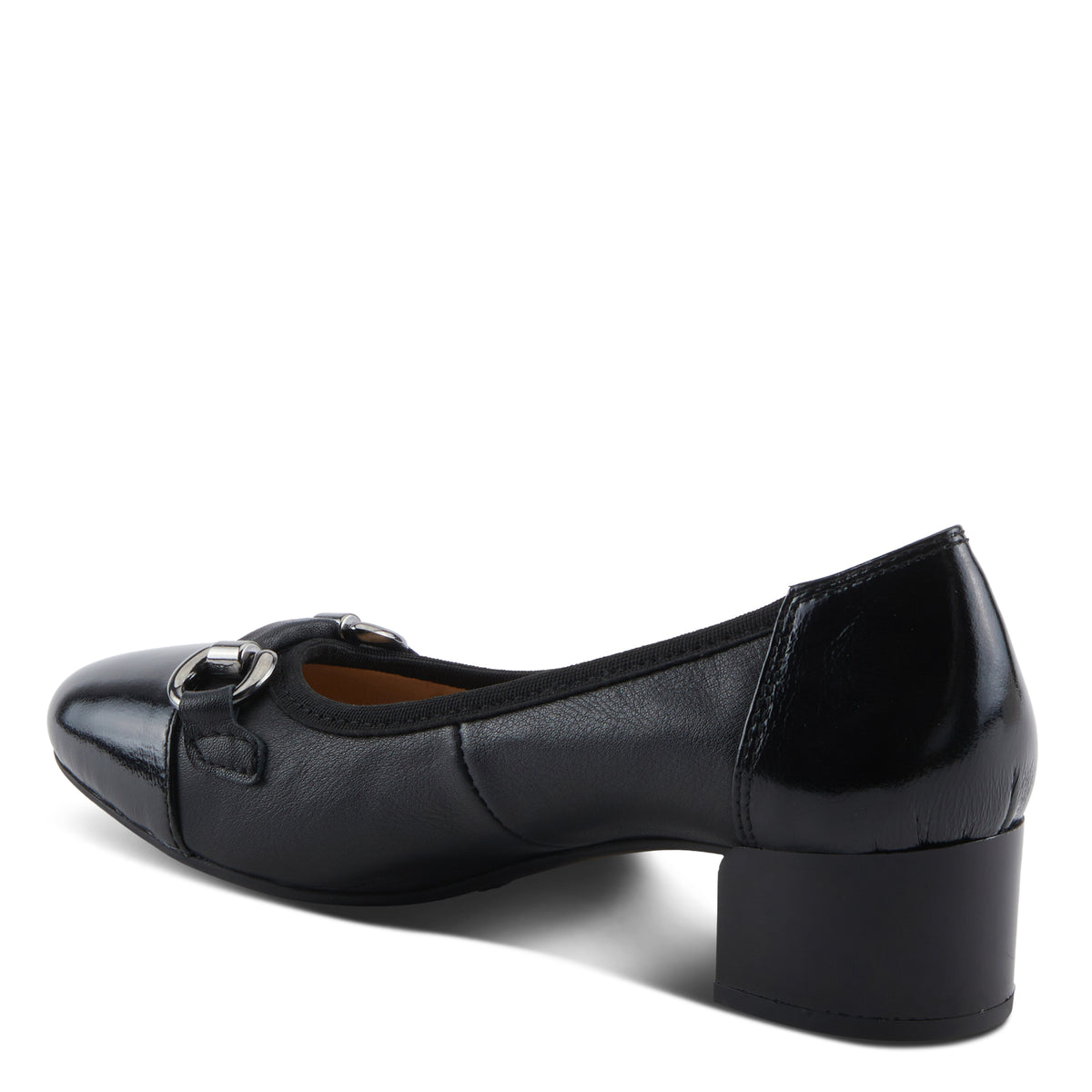 Spring Step SPRING STEP EARLINE SHOES shoe in black patent with comfortable everyday design