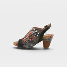 L'Artiste Eclipsing sandals in Black Multi, side view