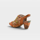 L'Artiste Eclipsing sandals in Orange Multi, alternate angle view
