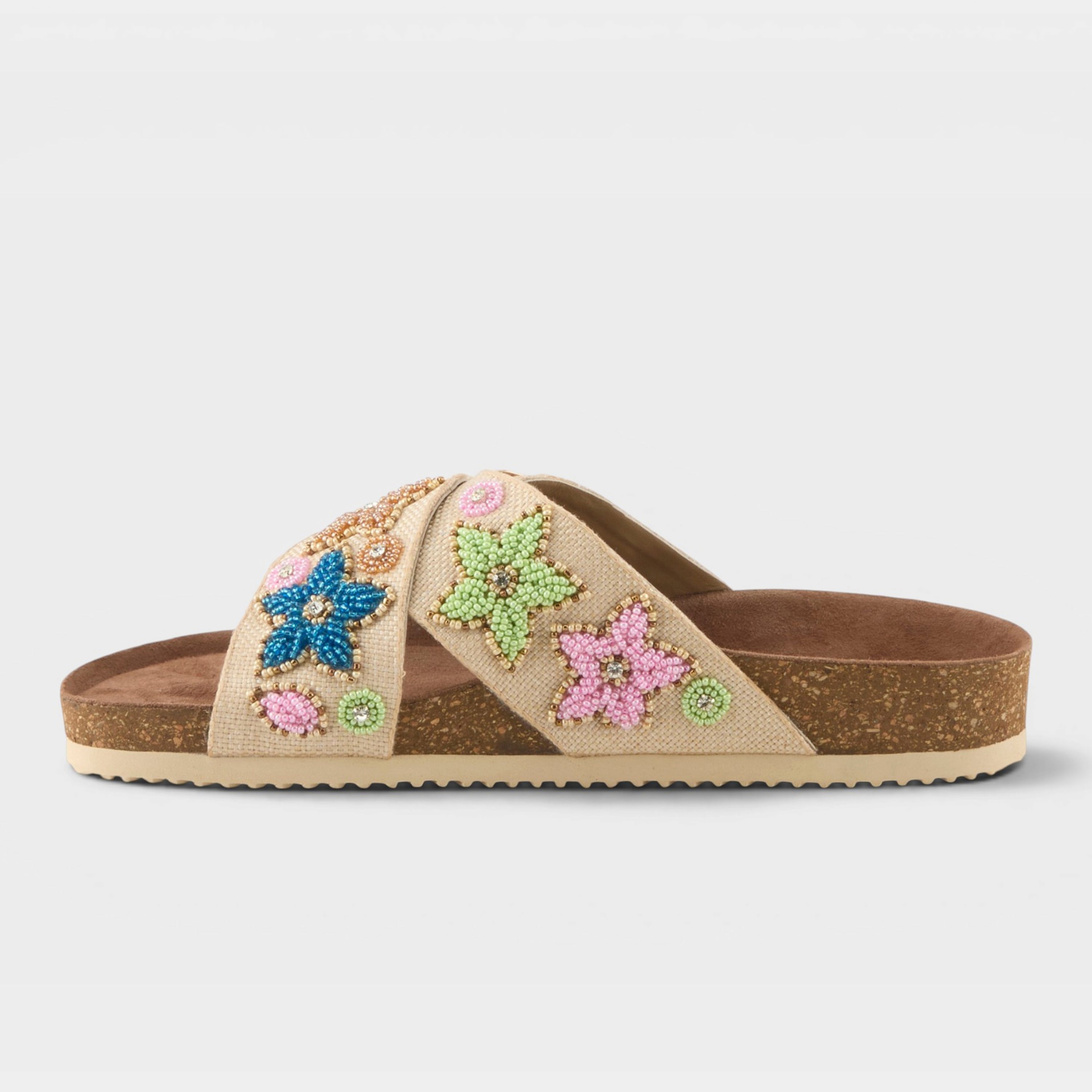 Azura Eilish Beige Multi Sandal