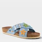 Azura Eilish Blue Multi Sandal