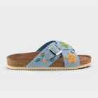 Azura Eilish Blue Multi Sandal