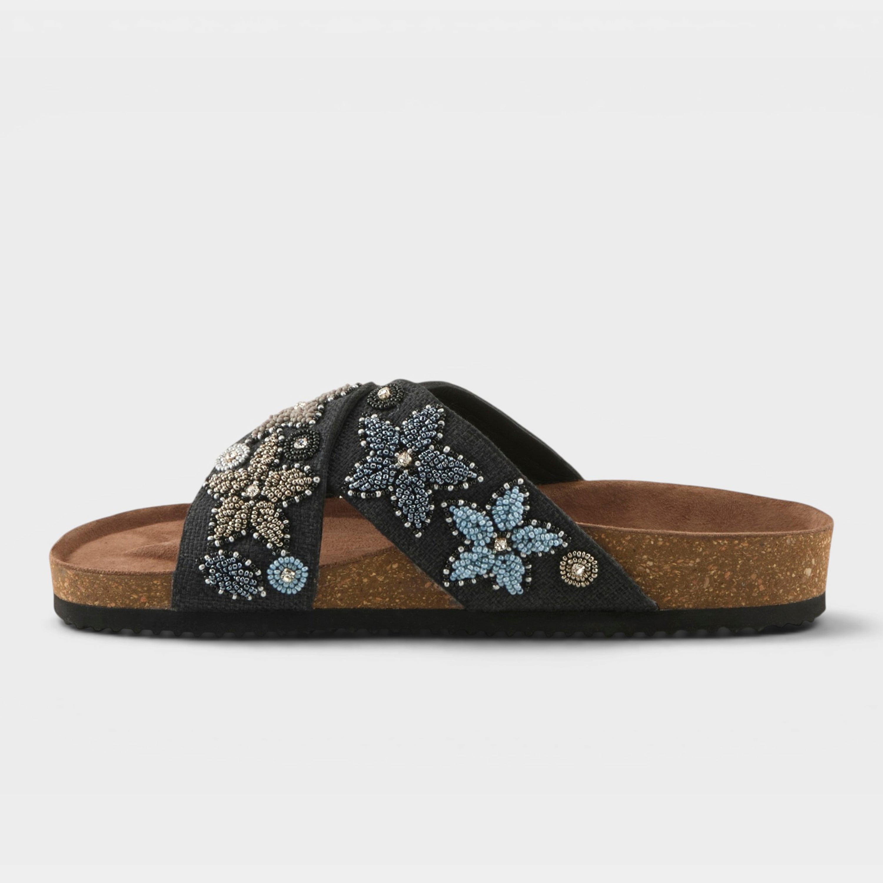 Azura Eilish Black Multi Sandal